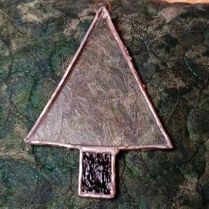 Staind Glass Christmas Tree Ornament